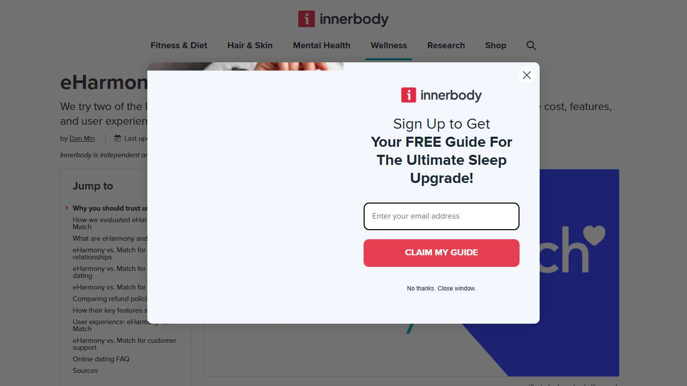 eHarmony vs. Match | Comparing legacy dating sites in 2026