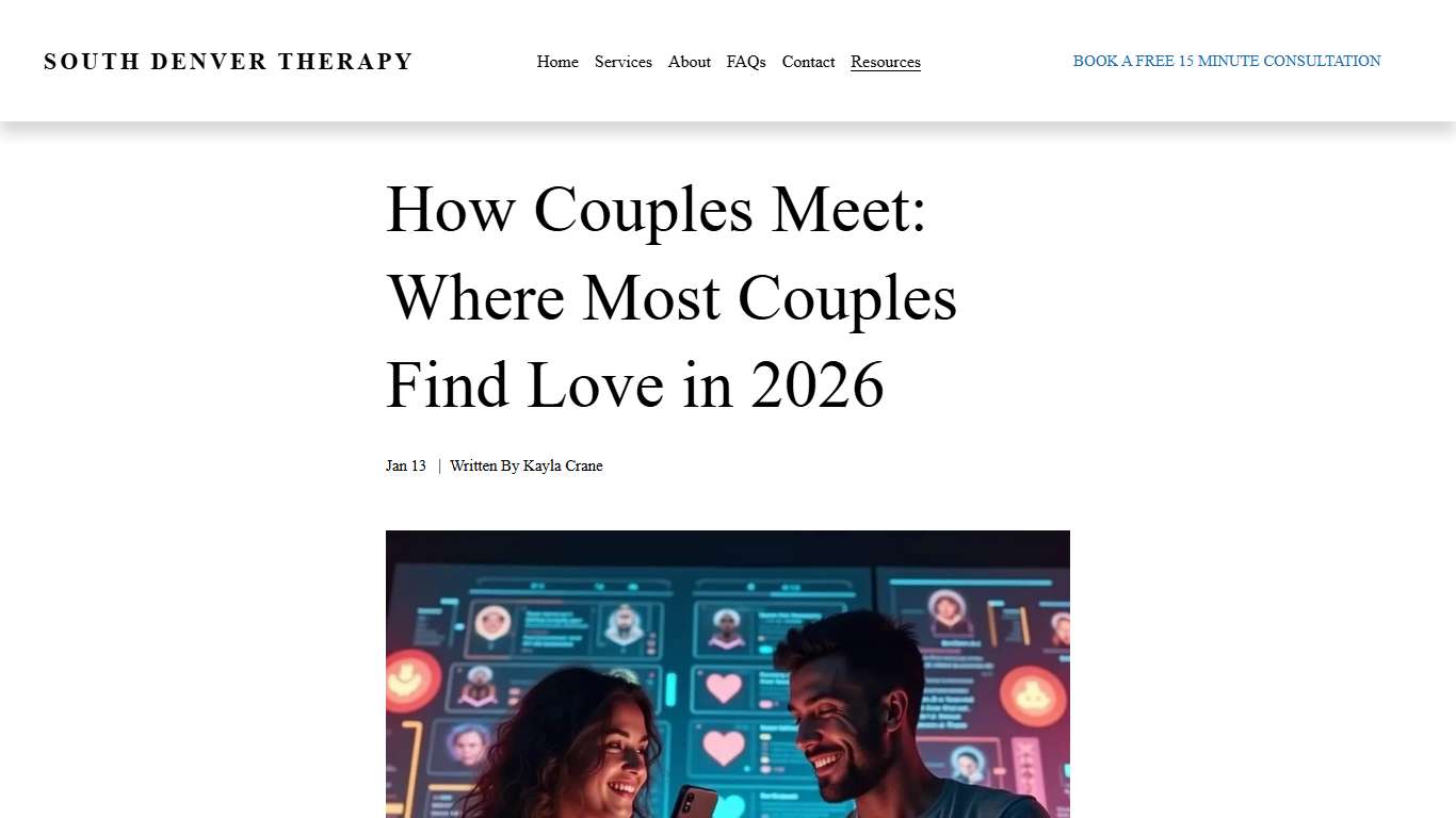 How Couples Meet in 2026: Top Ways People Find Love — South Denver Therapy